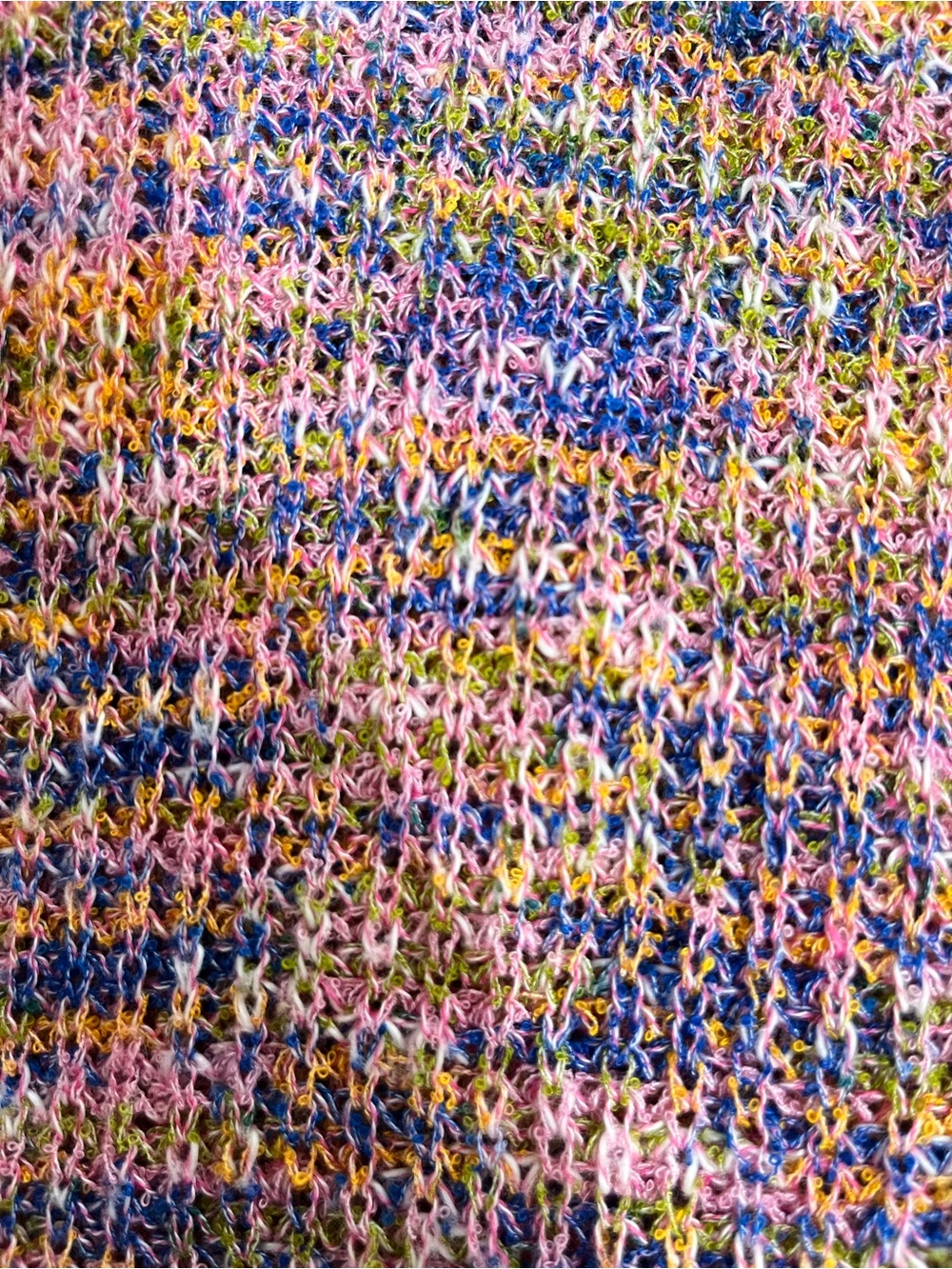 Free People Pastel Multicolor Knit Turtleneck Sweater - Picture 2 of 3